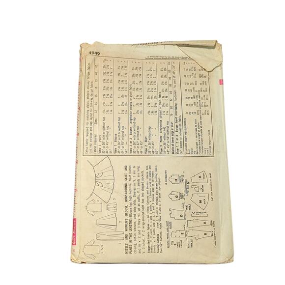 Vintage Sewing pattern - Picture 2 of 2